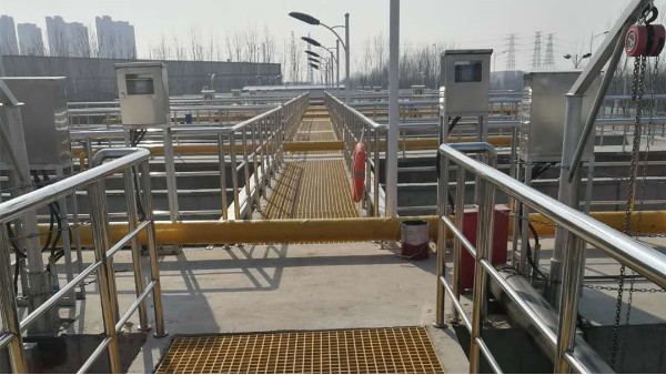 天津某市政污水處理廠填料案例